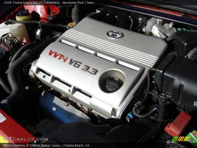  2006 Solara SLE V6 Convertible Engine - 3.3 Liter DOHC 24-Valve VVT-i V6