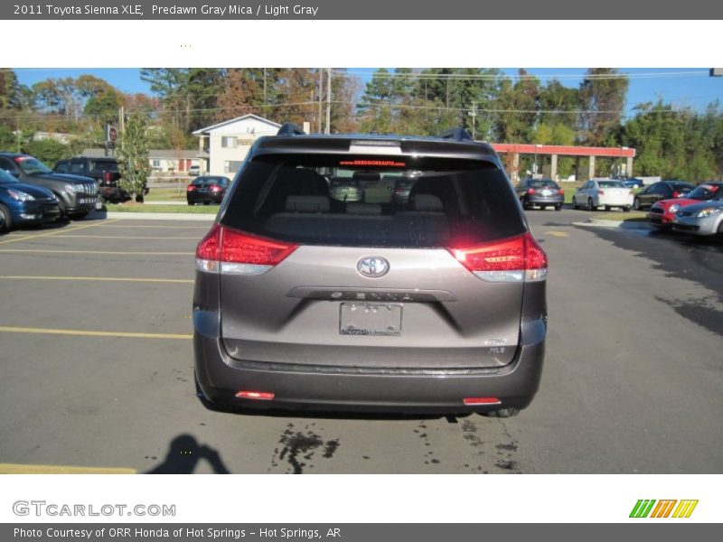 Predawn Gray Mica / Light Gray 2011 Toyota Sienna XLE