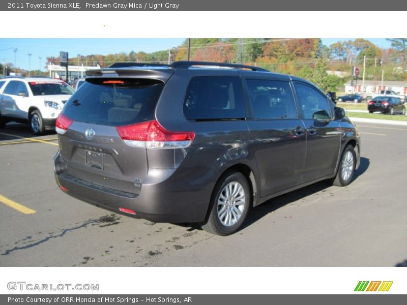 Predawn Gray Mica / Light Gray 2011 Toyota Sienna XLE