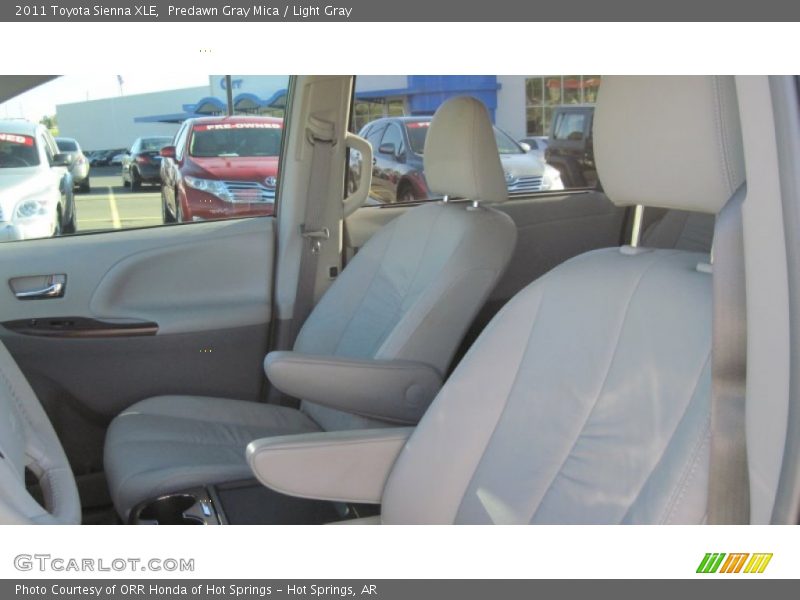 Predawn Gray Mica / Light Gray 2011 Toyota Sienna XLE