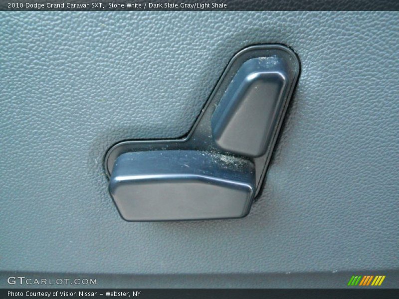 Stone White / Dark Slate Gray/Light Shale 2010 Dodge Grand Caravan SXT