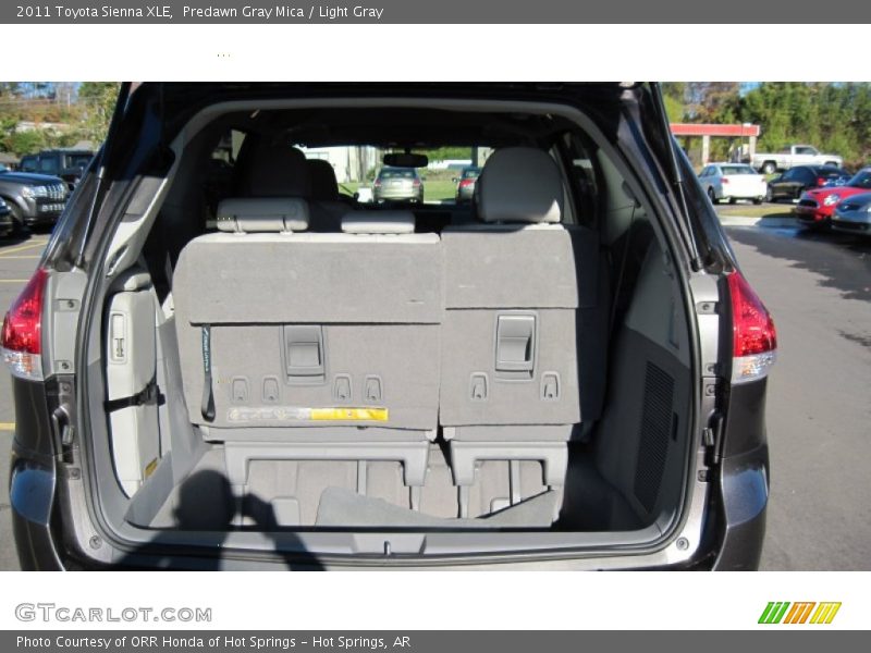 Predawn Gray Mica / Light Gray 2011 Toyota Sienna XLE