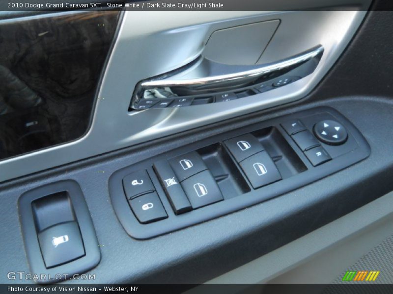 Stone White / Dark Slate Gray/Light Shale 2010 Dodge Grand Caravan SXT