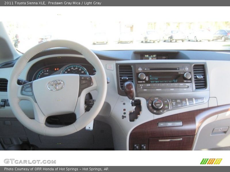 Predawn Gray Mica / Light Gray 2011 Toyota Sienna XLE