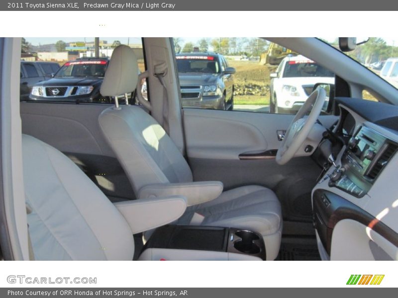 Predawn Gray Mica / Light Gray 2011 Toyota Sienna XLE