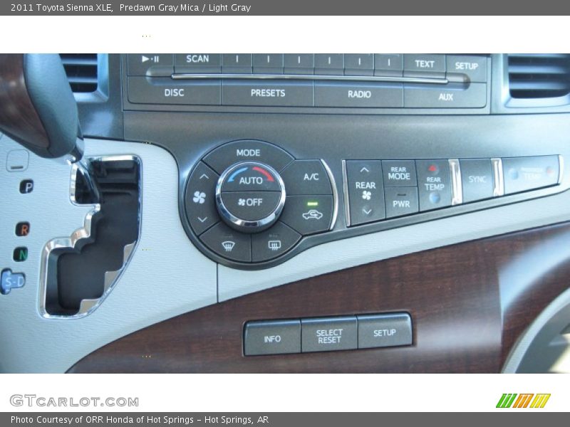 Predawn Gray Mica / Light Gray 2011 Toyota Sienna XLE