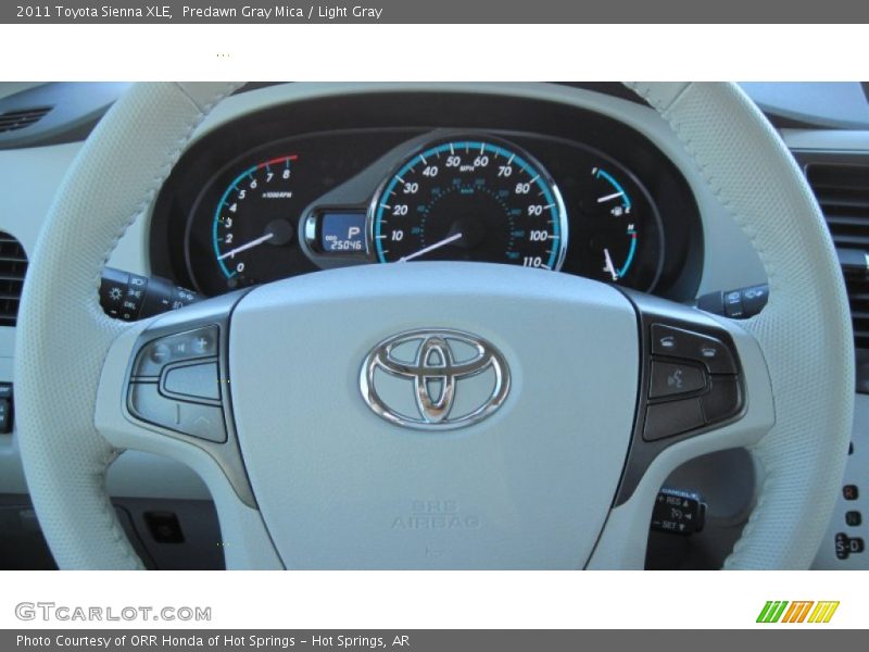 Predawn Gray Mica / Light Gray 2011 Toyota Sienna XLE