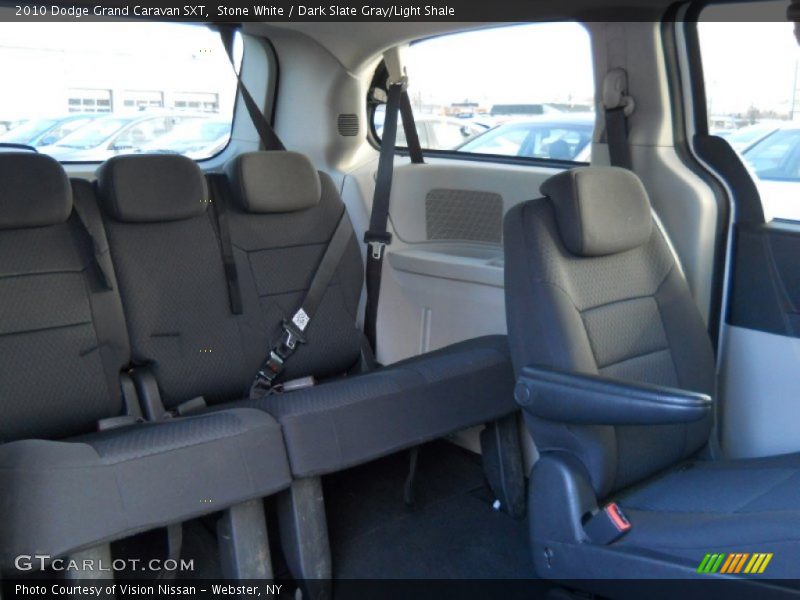 Stone White / Dark Slate Gray/Light Shale 2010 Dodge Grand Caravan SXT