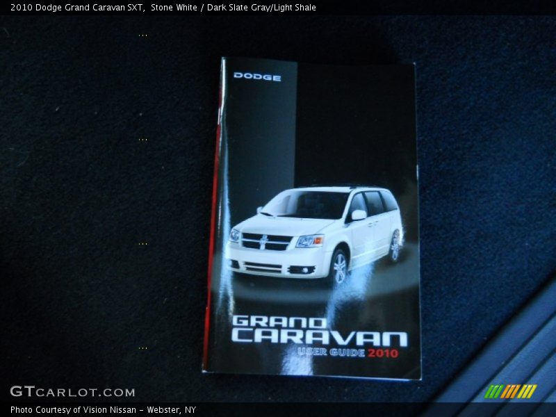 Stone White / Dark Slate Gray/Light Shale 2010 Dodge Grand Caravan SXT