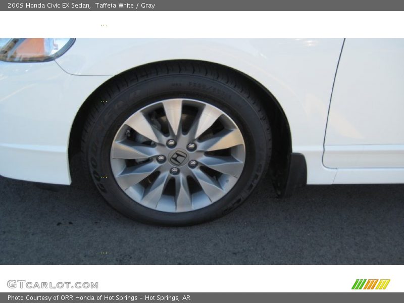 Taffeta White / Gray 2009 Honda Civic EX Sedan