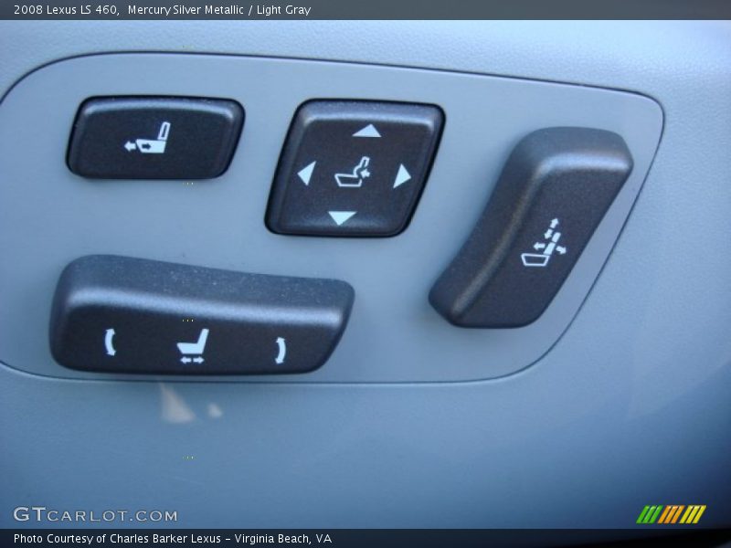 Mercury Silver Metallic / Light Gray 2008 Lexus LS 460