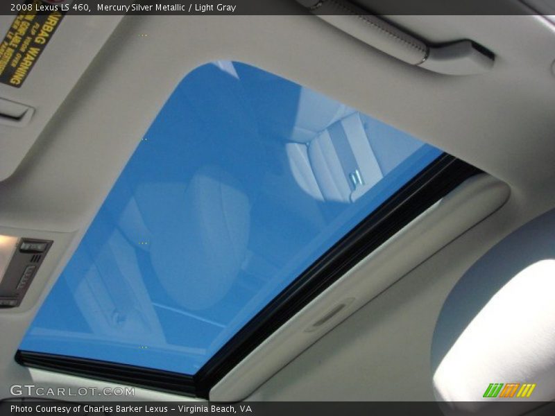 Mercury Silver Metallic / Light Gray 2008 Lexus LS 460