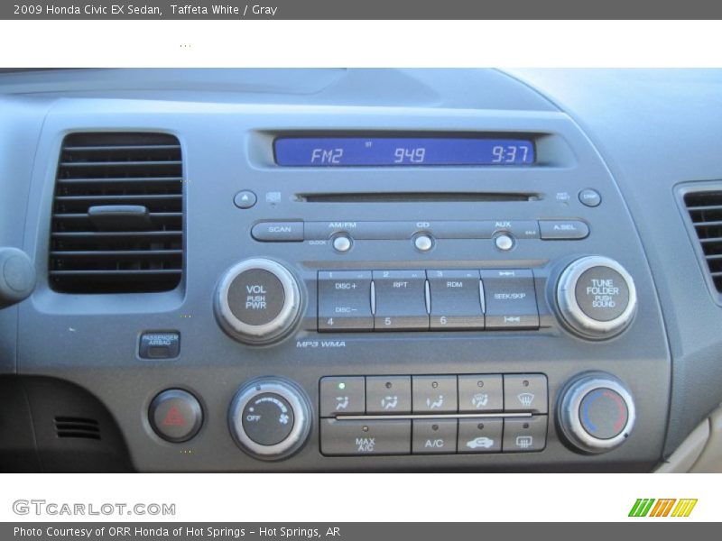Taffeta White / Gray 2009 Honda Civic EX Sedan
