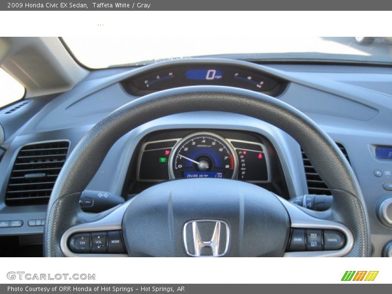 Taffeta White / Gray 2009 Honda Civic EX Sedan