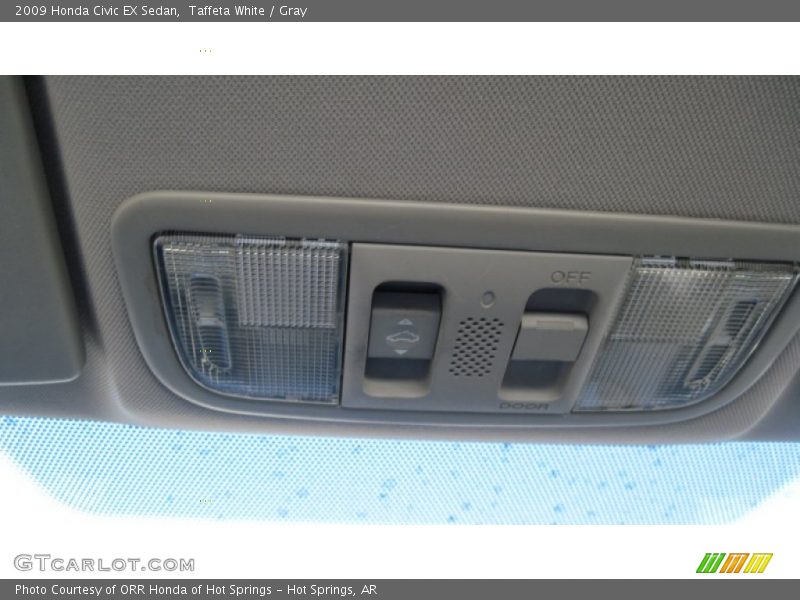 Taffeta White / Gray 2009 Honda Civic EX Sedan