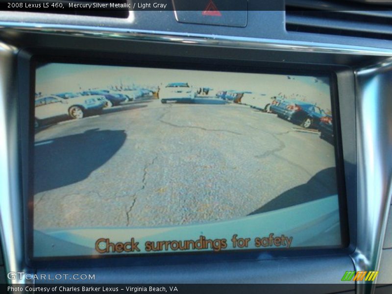 Mercury Silver Metallic / Light Gray 2008 Lexus LS 460