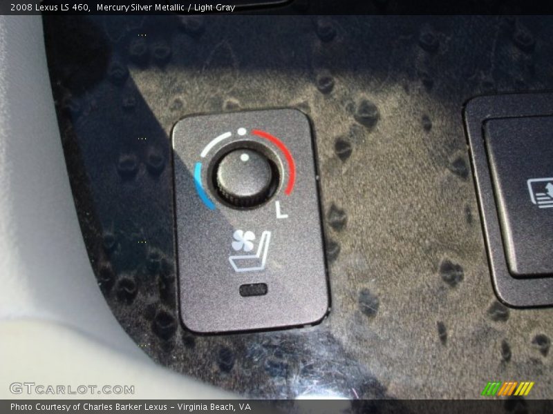 Mercury Silver Metallic / Light Gray 2008 Lexus LS 460
