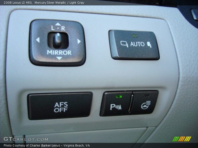 Mercury Silver Metallic / Light Gray 2008 Lexus LS 460