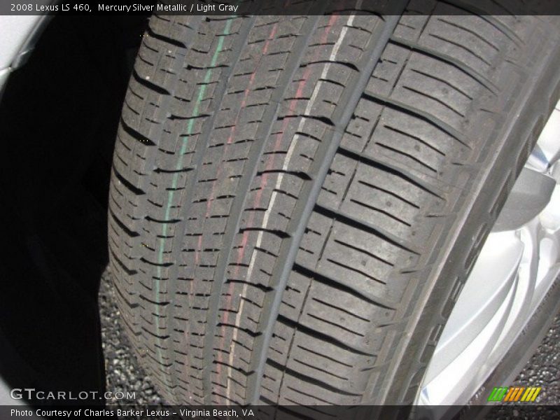 Mercury Silver Metallic / Light Gray 2008 Lexus LS 460