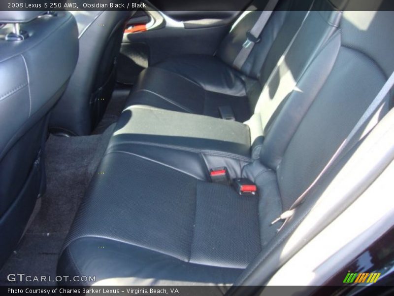 Obsidian Black / Black 2008 Lexus IS 250 AWD