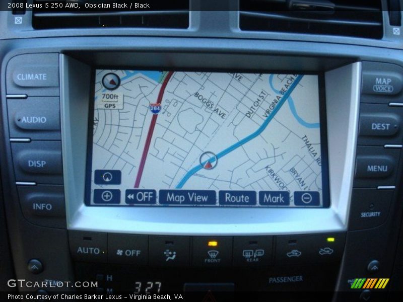 Obsidian Black / Black 2008 Lexus IS 250 AWD