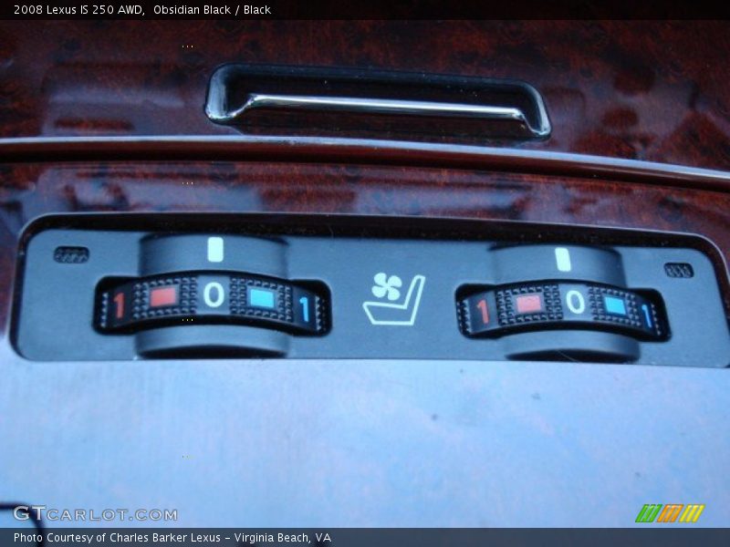 Obsidian Black / Black 2008 Lexus IS 250 AWD