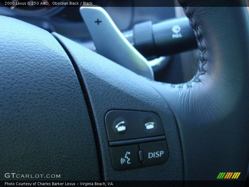 Obsidian Black / Black 2008 Lexus IS 250 AWD