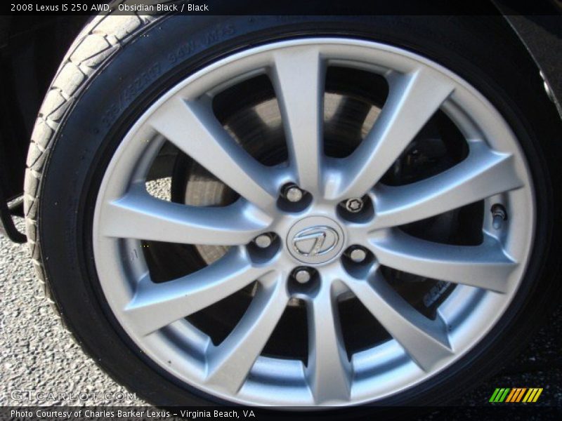 Obsidian Black / Black 2008 Lexus IS 250 AWD
