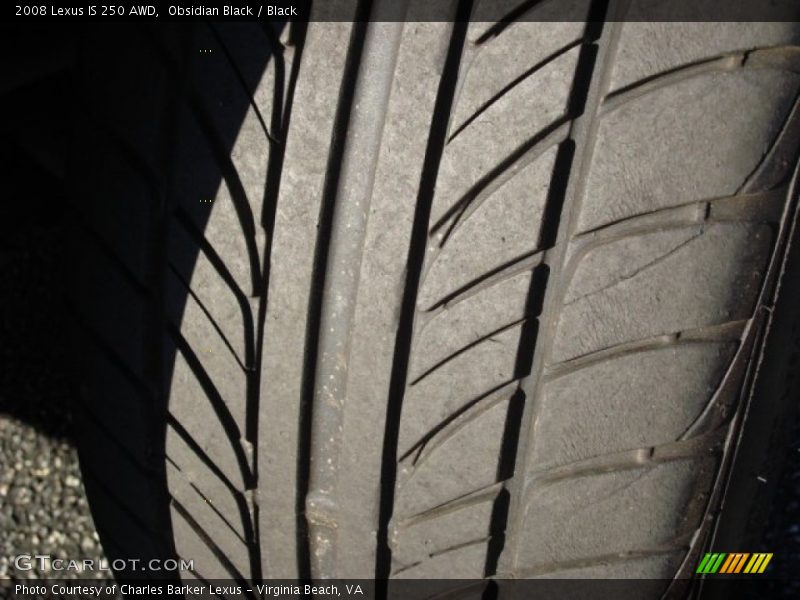 Obsidian Black / Black 2008 Lexus IS 250 AWD