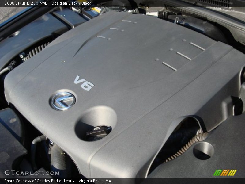 Obsidian Black / Black 2008 Lexus IS 250 AWD