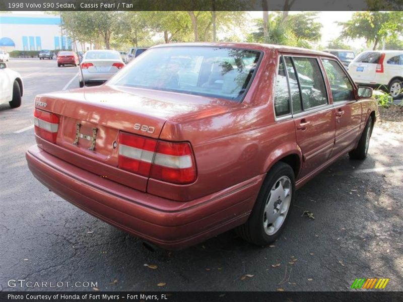 Cassis Pearl / Tan 1998 Volvo S90 Sedan