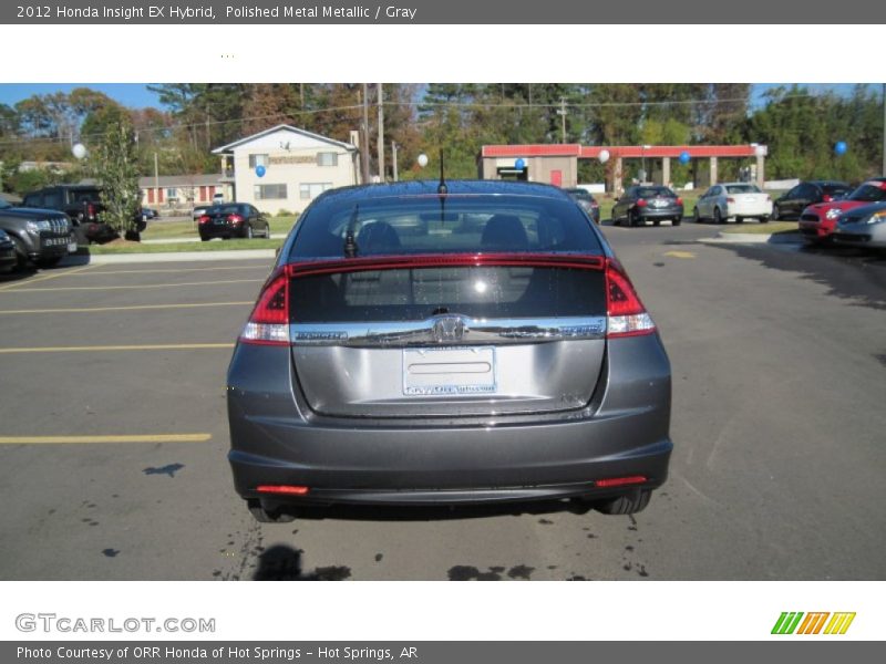 Polished Metal Metallic / Gray 2012 Honda Insight EX Hybrid