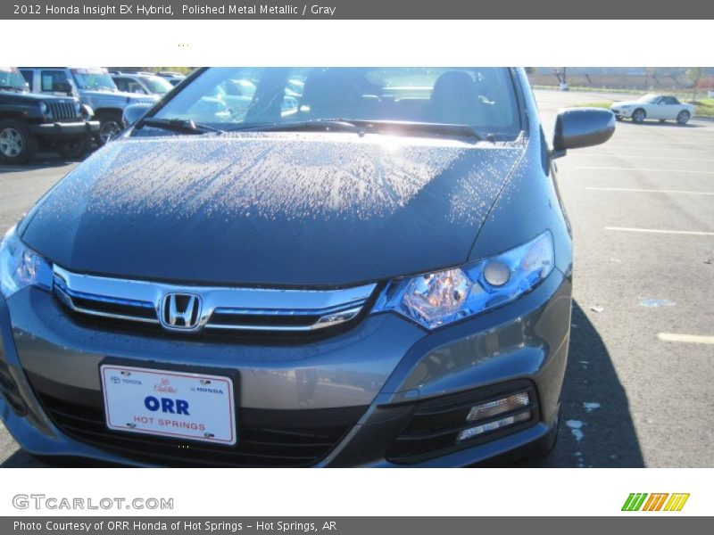 Polished Metal Metallic / Gray 2012 Honda Insight EX Hybrid