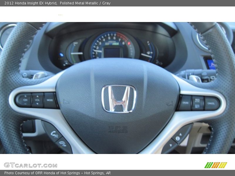 Polished Metal Metallic / Gray 2012 Honda Insight EX Hybrid