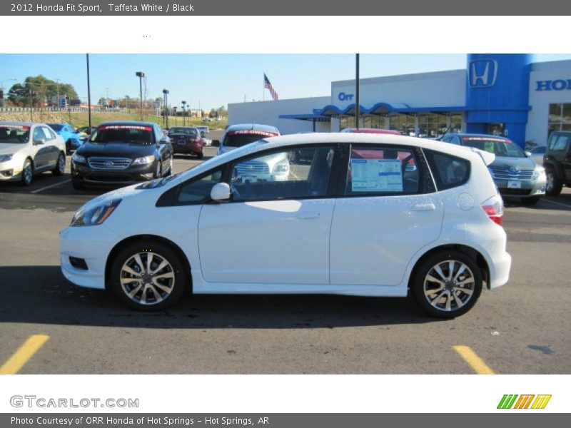 Taffeta White / Black 2012 Honda Fit Sport