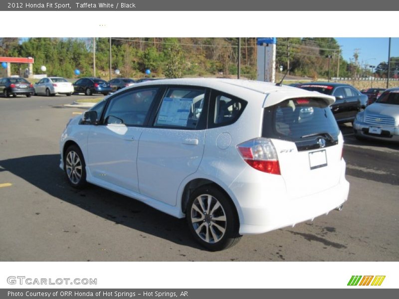 Taffeta White / Black 2012 Honda Fit Sport