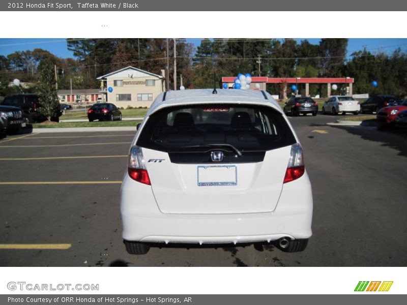 Taffeta White / Black 2012 Honda Fit Sport