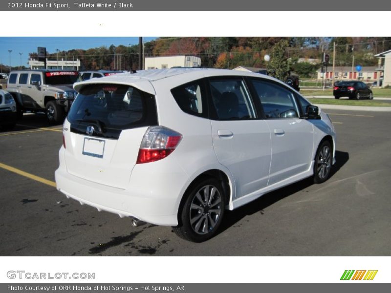 Taffeta White / Black 2012 Honda Fit Sport