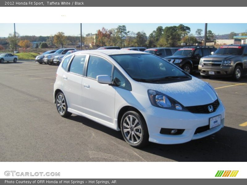 Taffeta White / Black 2012 Honda Fit Sport
