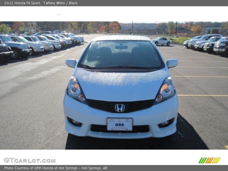 Taffeta White / Black 2012 Honda Fit Sport