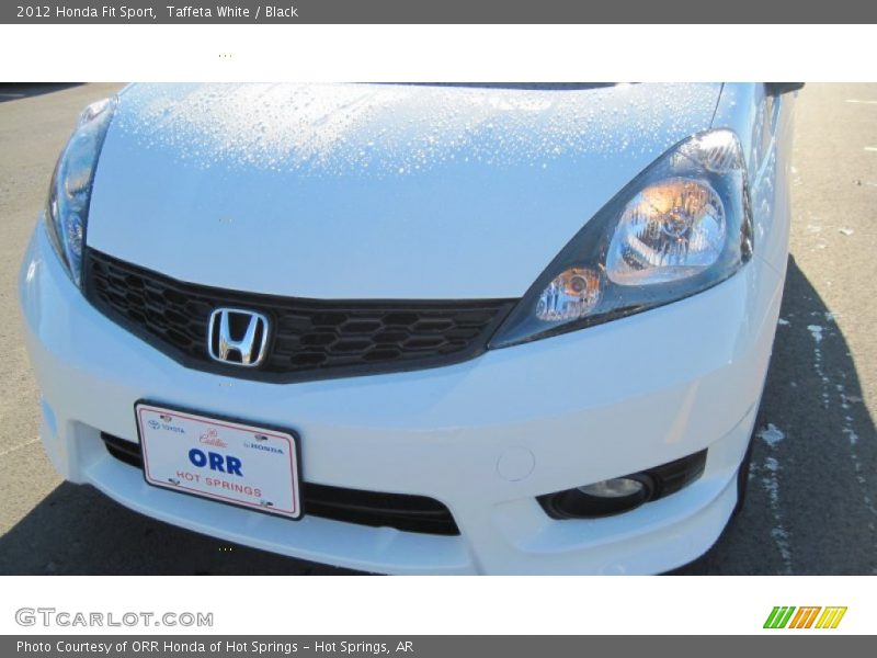 Taffeta White / Black 2012 Honda Fit Sport