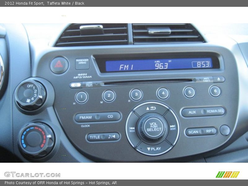 Controls of 2012 Fit Sport