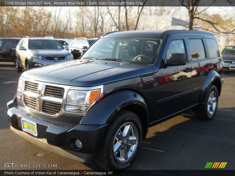 Modern Blue Pearl / Dark Slate Gray/Light Slate Gray 2008 Dodge Nitro SLT 4x4