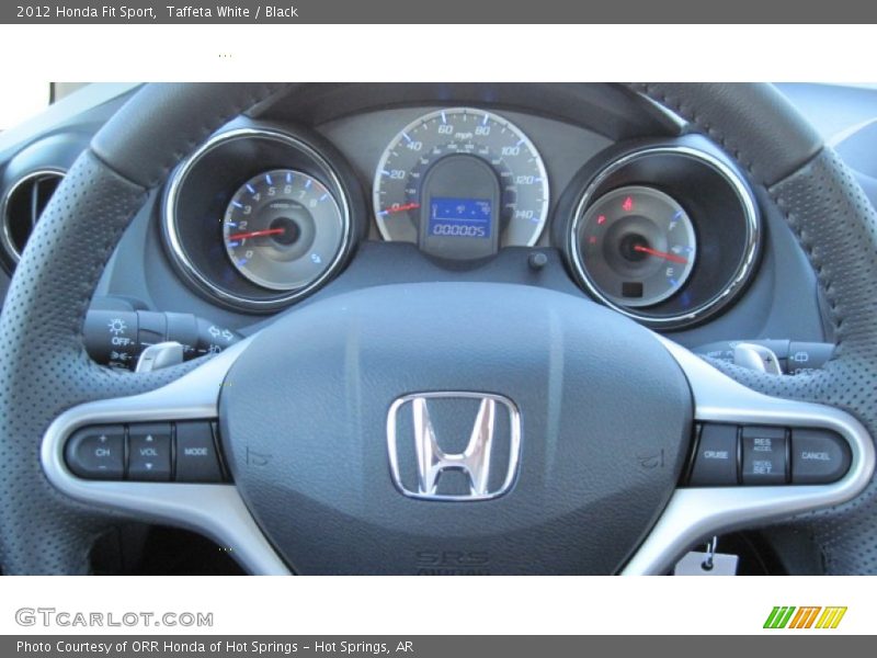 Taffeta White / Black 2012 Honda Fit Sport