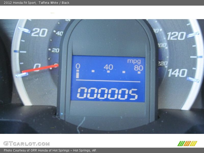 Taffeta White / Black 2012 Honda Fit Sport