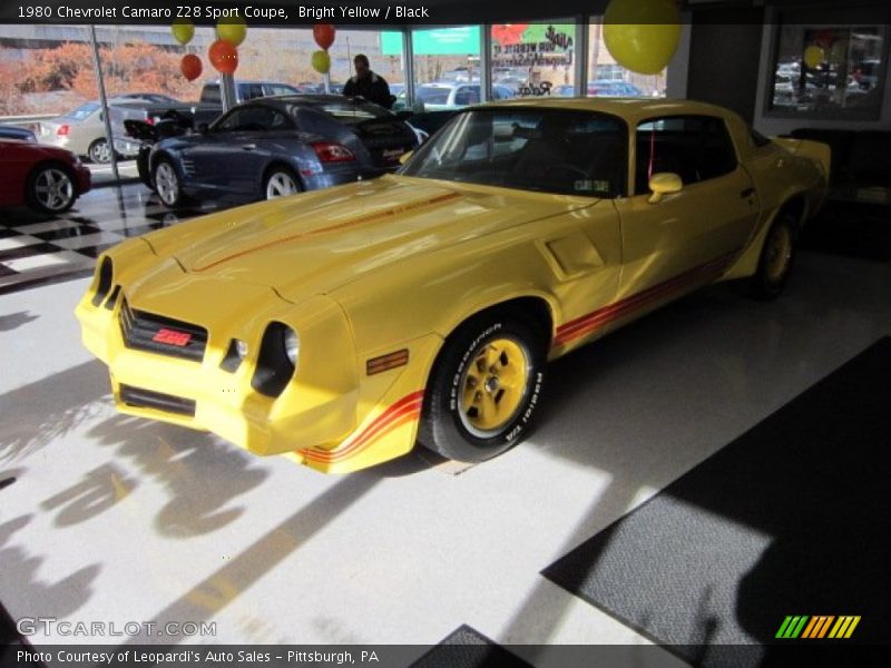 Bright Yellow / Black 1980 Chevrolet Camaro Z28 Sport Coupe