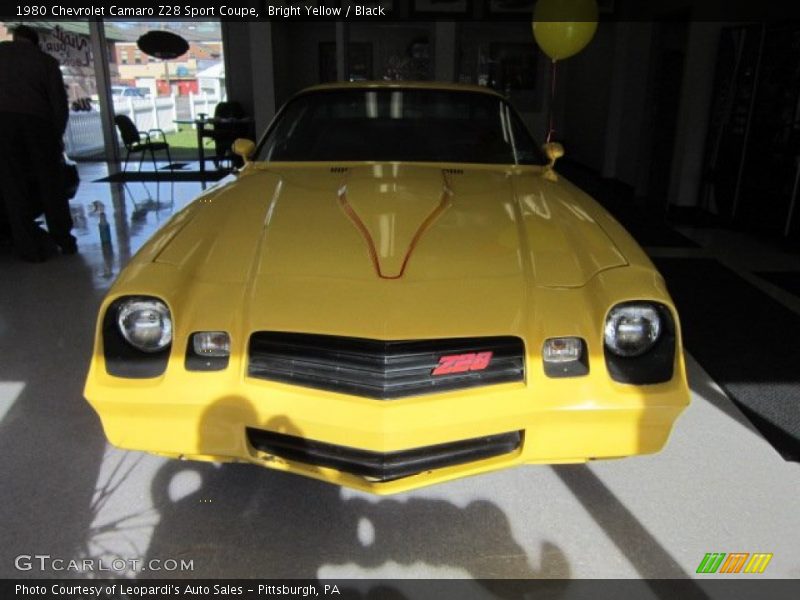 Bright Yellow / Black 1980 Chevrolet Camaro Z28 Sport Coupe