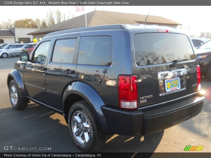 Modern Blue Pearl / Dark Slate Gray/Light Slate Gray 2008 Dodge Nitro SLT 4x4