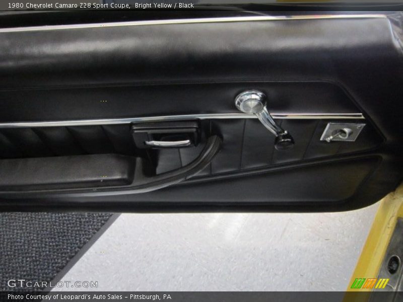 Door Panel of 1980 Camaro Z28 Sport Coupe