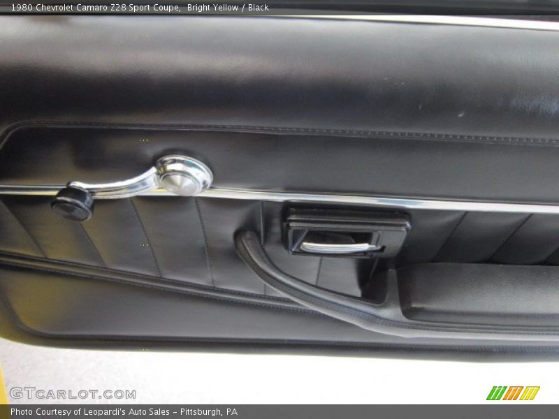 Door Panel of 1980 Camaro Z28 Sport Coupe